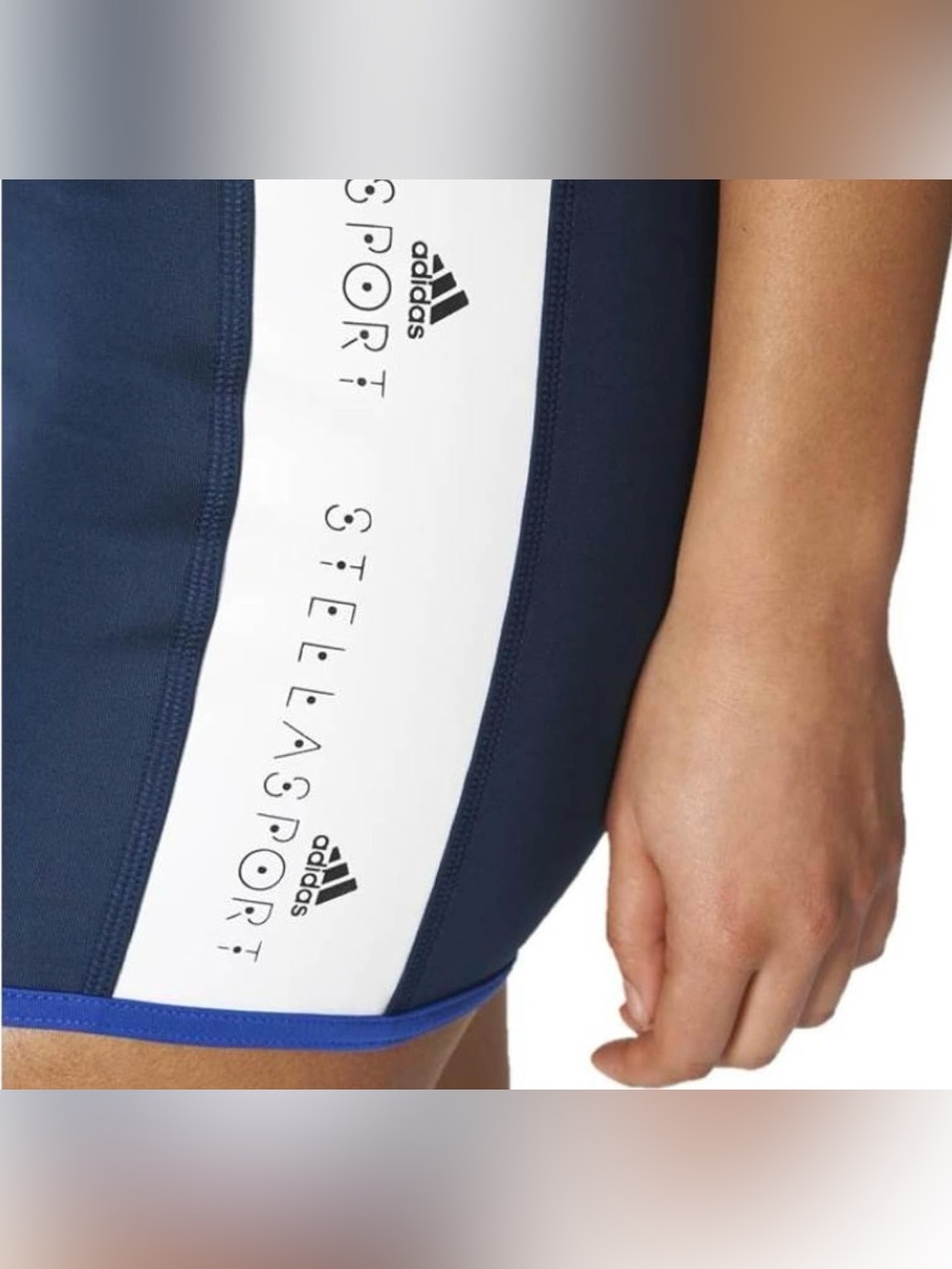 Adidas by Stella McCartney Navy Stellasports training Shorts